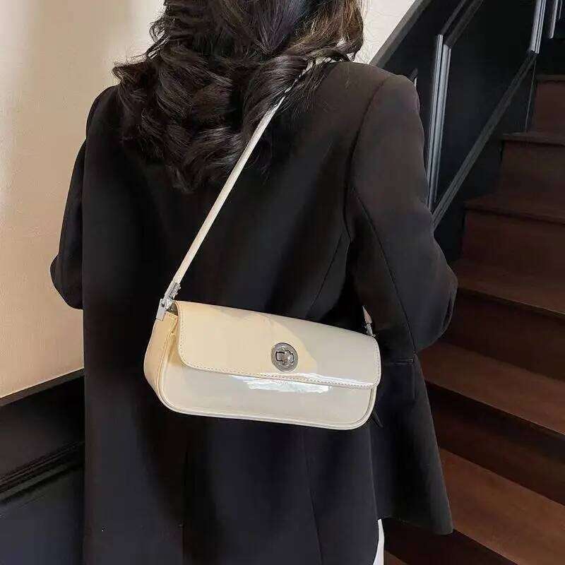 2025 trending Square leather Strap With Printed Large Capacity Shoulder Crossbody for Women Bag genuine