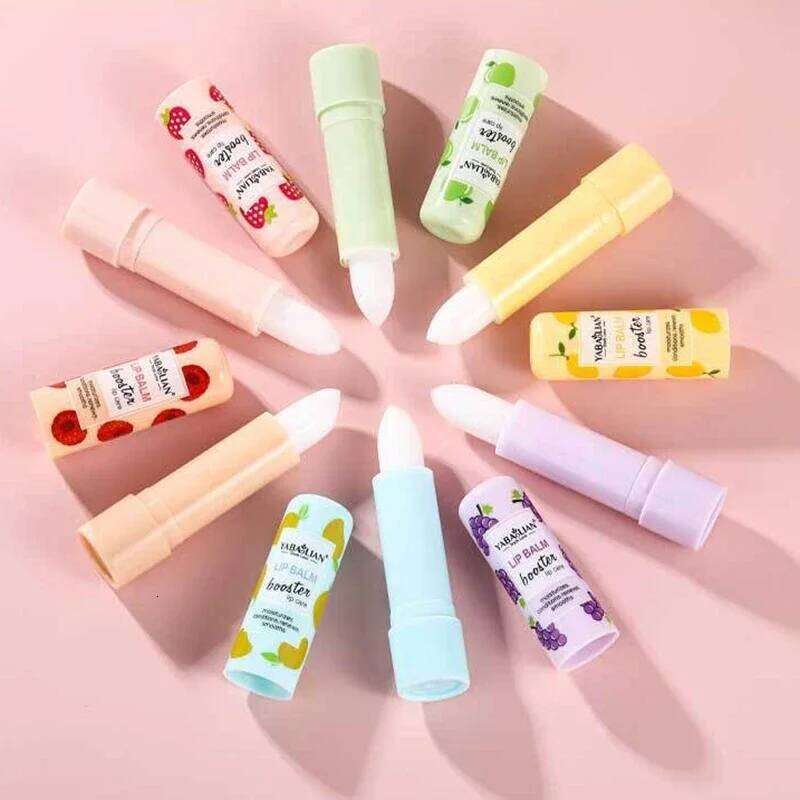 Natural Fruit Balm Long Lasting Moisturizing Nourishes Reduce Lip Line Anti Aging Anti-drying Hydration Lips Care Lipstick free shipping