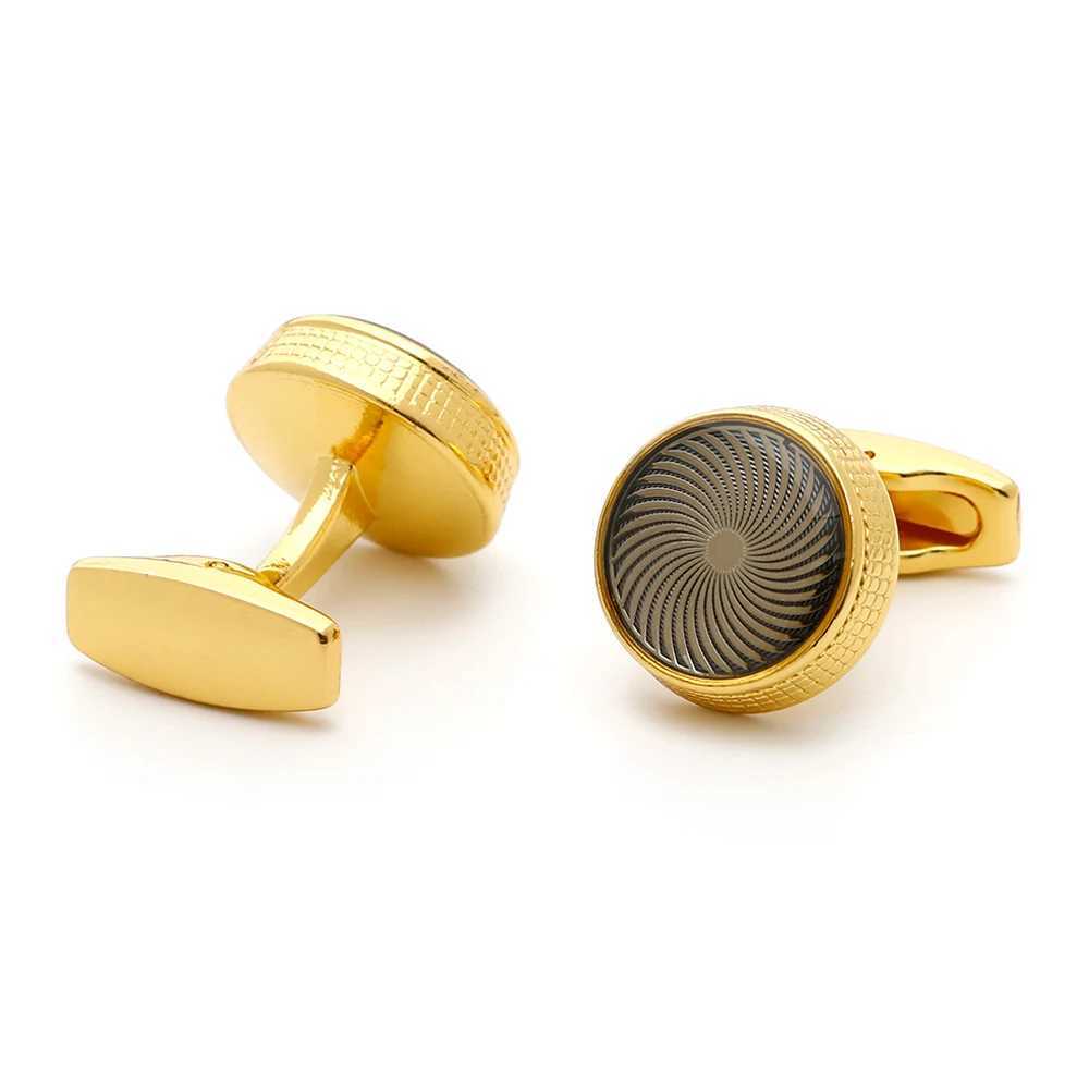 Cufflinks Golden 2022 TOMYE XK22S069 Personalized Round Formal Business Casual Men Button Shirt Cuff Links Wedding Gifts Jewelry W250606