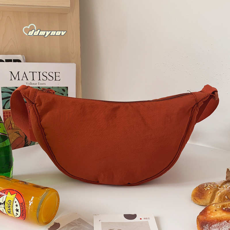 U Home Same Style 2023 Summer Crossbody for Women Trendy Dumpling Nylon Lightweight Small Versatile Single Shoulder Bag ddmynov