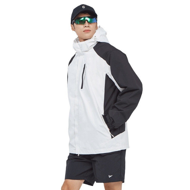 Ddmyoutdoor New Outdoor Color Blocked With Fleece Inner Lining Men And Women Waterproof Jacket For Hiking Fishing Etc Jackets