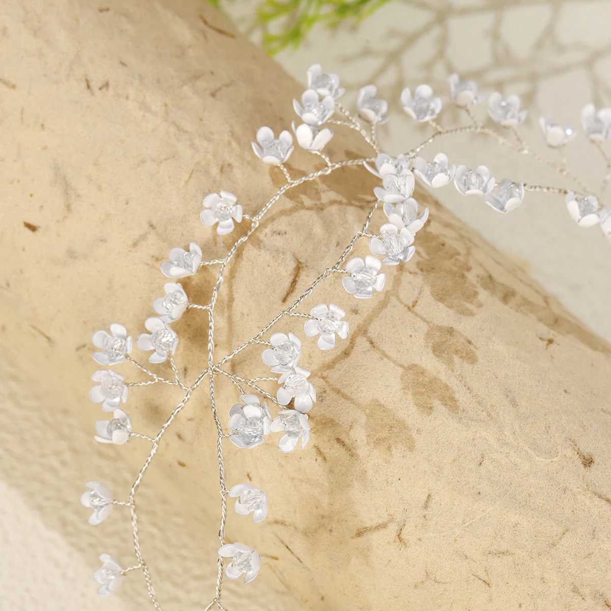 Trendy Delicate Full Star Flower Womans Hairband Bridal Wedding Elegant Headbands Headpieces Heavy Duty Luxury Hair Accessories Z250605