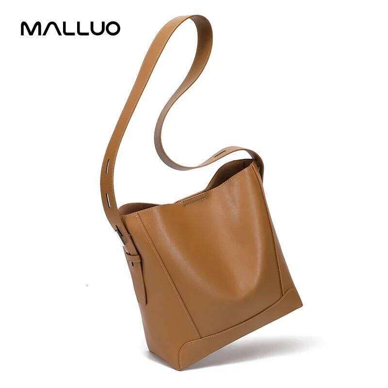 Designer Bags 2025 Women's Cow Genuine Leather Shoulder Bags Ladies Soft Cowhide Fashion Design Bag Female Retro Tote Bucket Handbag Lady Luxury 
