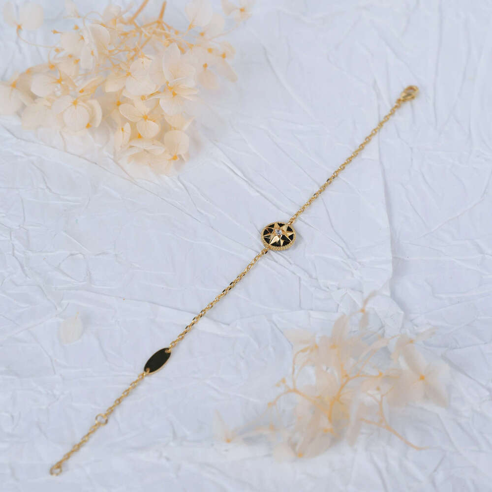 High Version Lucky Bracelet for Women, Light Niche Style, Trendy Eight-Pointed Star Compass Jewelry, Exquisite Craftsmanship