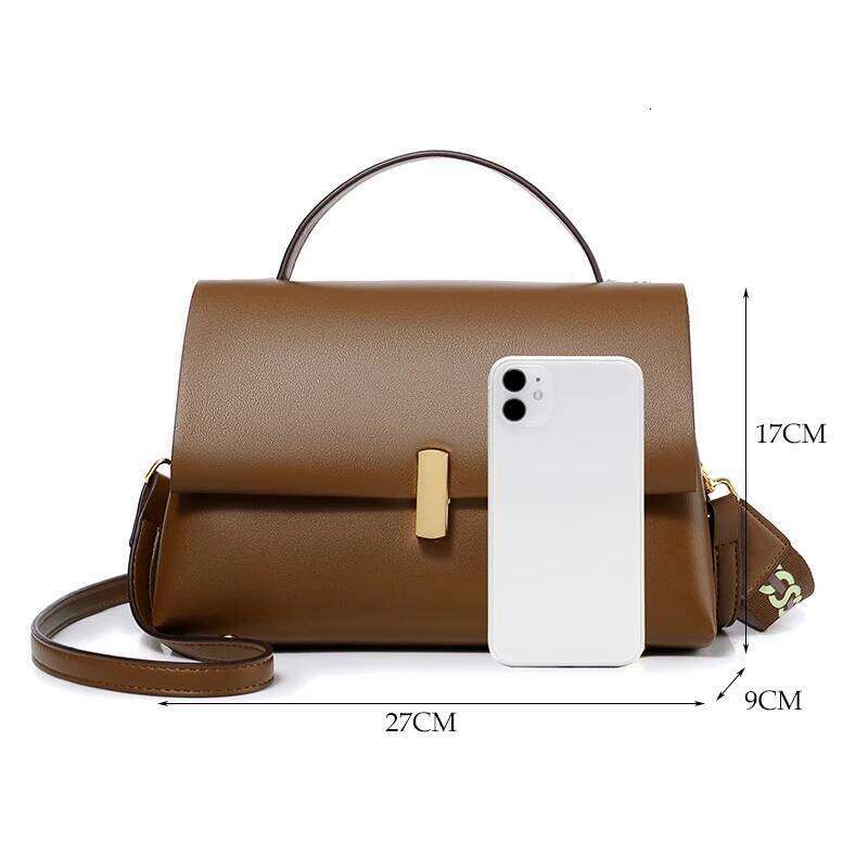 Casual Ladies Hand Designer Handbags High Quality Leather Crossbody Bags Women Simple Big Shoulder Bag Female Sac A Main