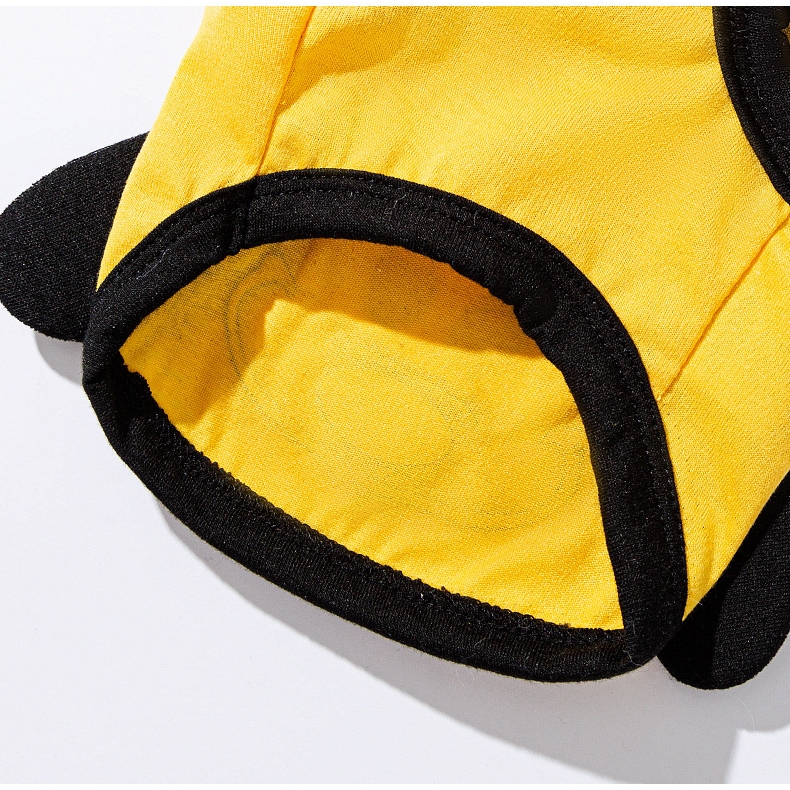 Dogs Shirts Soft Breathable Cute Cartoon Puppy T-Shirts with Leash Ring Tank Top Summer Dog T-Shirts Apparel Sleeveless Dog Vest for Small Medium Dogs