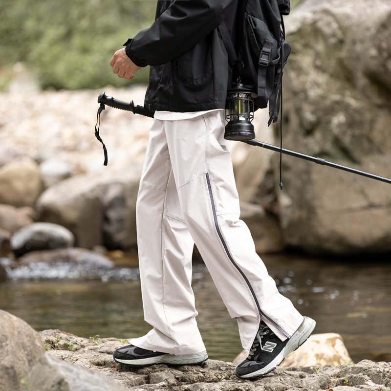 Ddmyoutdoor Outdoor Assault In Spring And Autumn Waterproof Hiking Pants Functional Zipper Straight Leg Workwear Casual Pants For Men Jackets