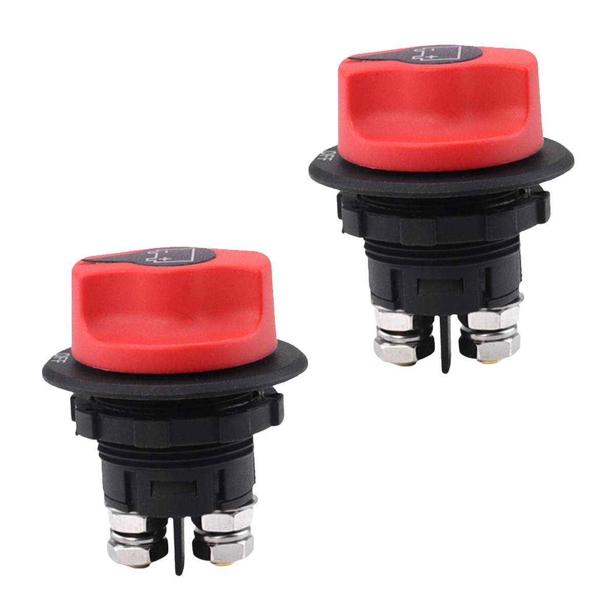 Car Battery Disconnect Two-Pack Yacht DC Push Button Insulated Waterproof Main Power Switch