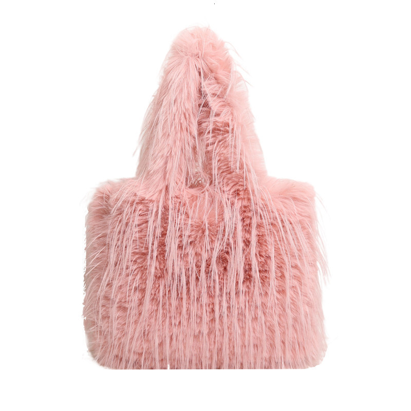 2025 Free Shipping Autumn Winter New Fashion Plush Underarm Bag Designer For Women Shopping Bag Large Capacity Shoulder Bag Stylish Furry Bag Commuter