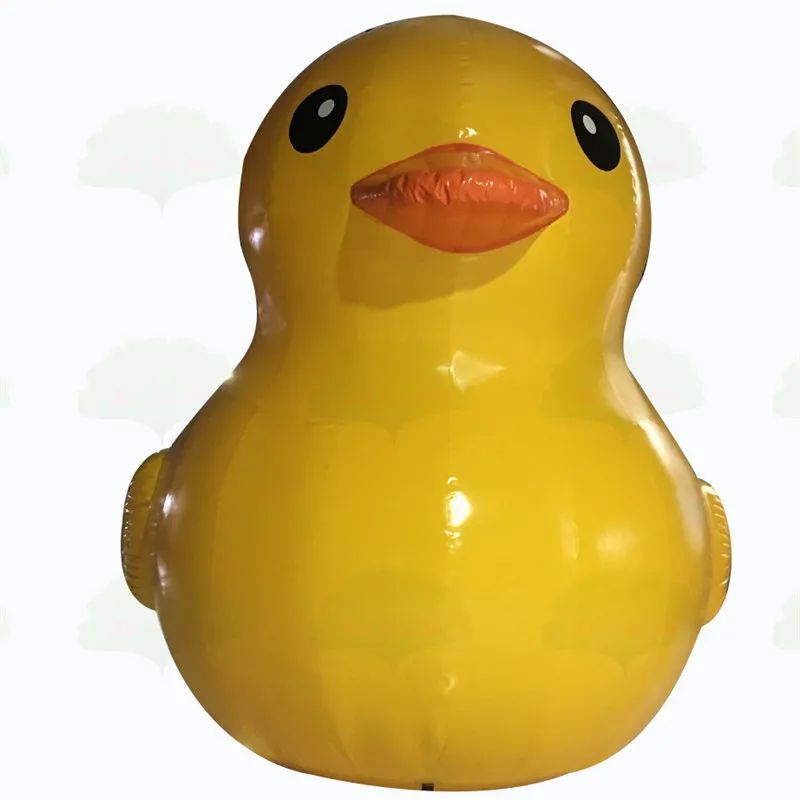 8m height (26ft) Giant Inflatable Yellow Duck Top Quality Water Used Big Floating Fixed Rubber Cartoon Toy For Promotion