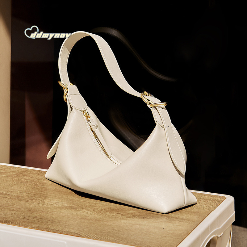 Nalandu Underarm for Women 2025 New Summer Niche High-end Baguette Single Shoulder Genuine Leather Women's Bag ddmynov