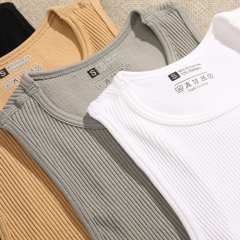 European and American thread vest nylon cross-border sports yoga quick drying running fitness factory direct sales