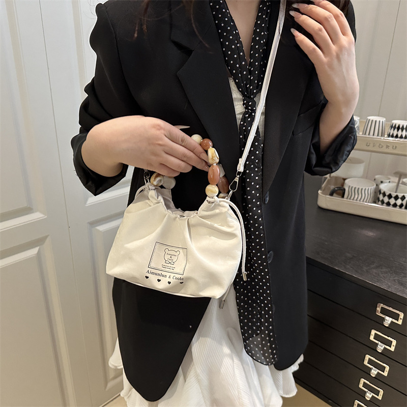 designer 2025 Fashion Trendy Unique Design Bucket Bag Spring New Textured Women's Casual Shoulder Crossbody Bag