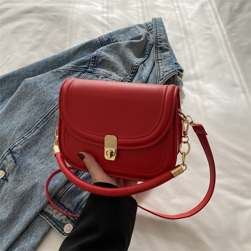 designer Vintage Small Square Bag 2025 Spring New Niche Small Bag for Women Simple Fashion Trendy Casual Shoulder Crossbody Bag