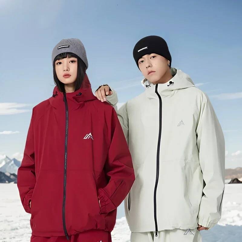 Ddmyoutdoor Winter Sport Loose Skiing Jackets Couple Breathable Snowboard Coats Alpine Outdoor New Ski Tops Female Warm Snow Hoodie Clothes Jogging Su