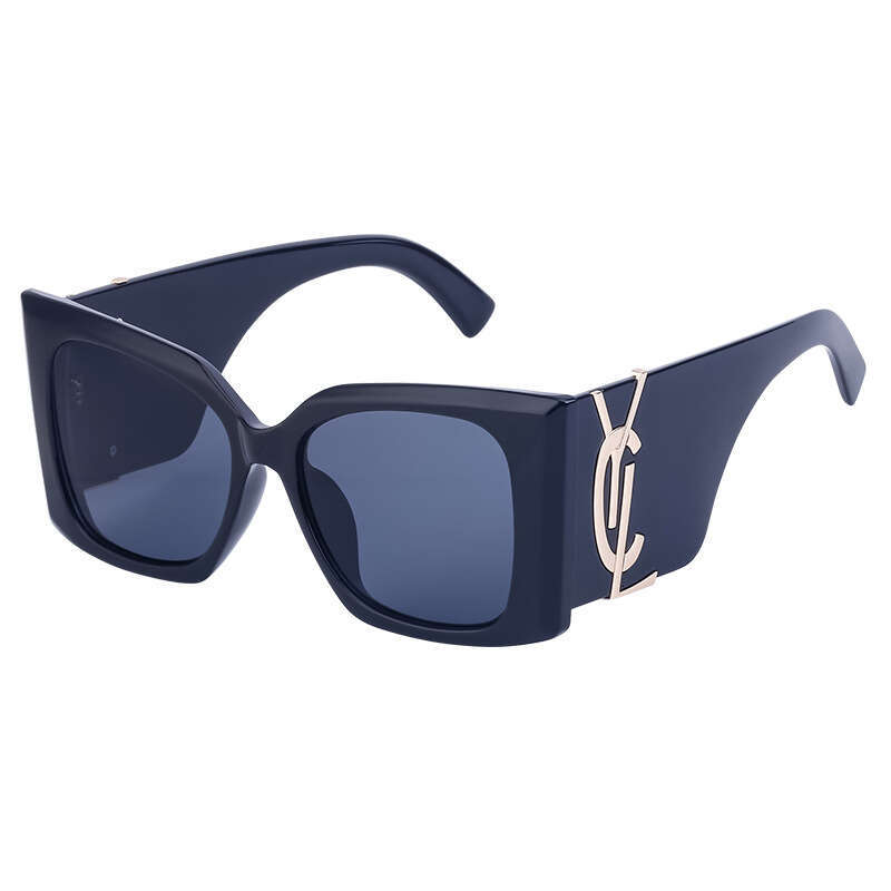 Y2K Style Cat Eye Sunglasses for Women Fashion Large Frame High-end Sun Protection Glasses