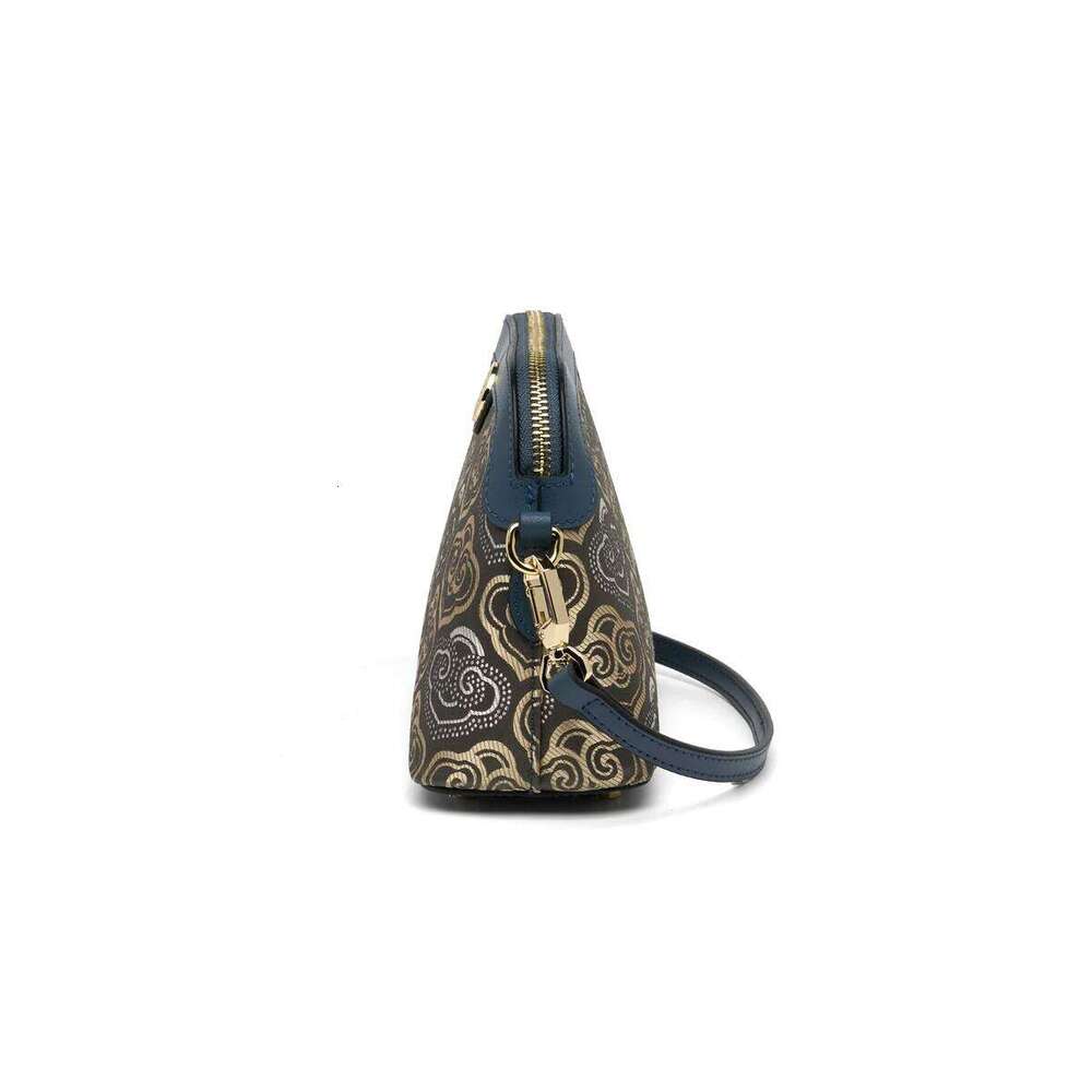 OLOEY Limited Hot Chinese Style Cow Leather Women Messenger Bag Skin Soft Embroidery Crossbody Bags Purses Royal Stylish #SC1600