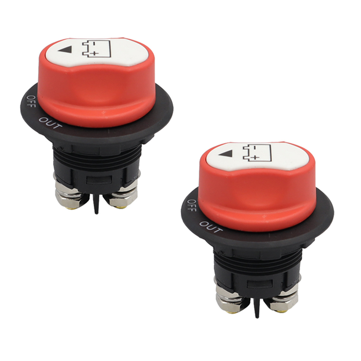 Car Battery Disconnect Switch Caravan Battery Switch 50A/100A/200A Brass Rotary Switch Two Pieces