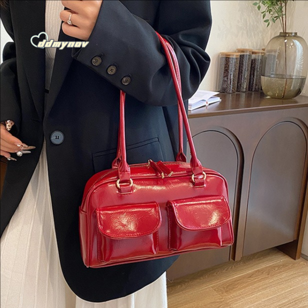 Trendy Underarm 2025 New Large Capacity Simple Commuter Handbag Fashionable Shoulder Bag for Women ddmynov