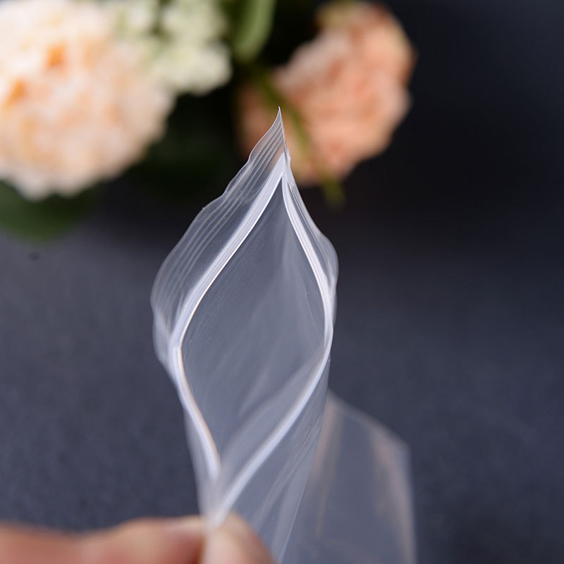 Different Sizes Plastic Zipper Zip lock Sealed self-sealing Bag Supermarket Food Transparent Storage Bags