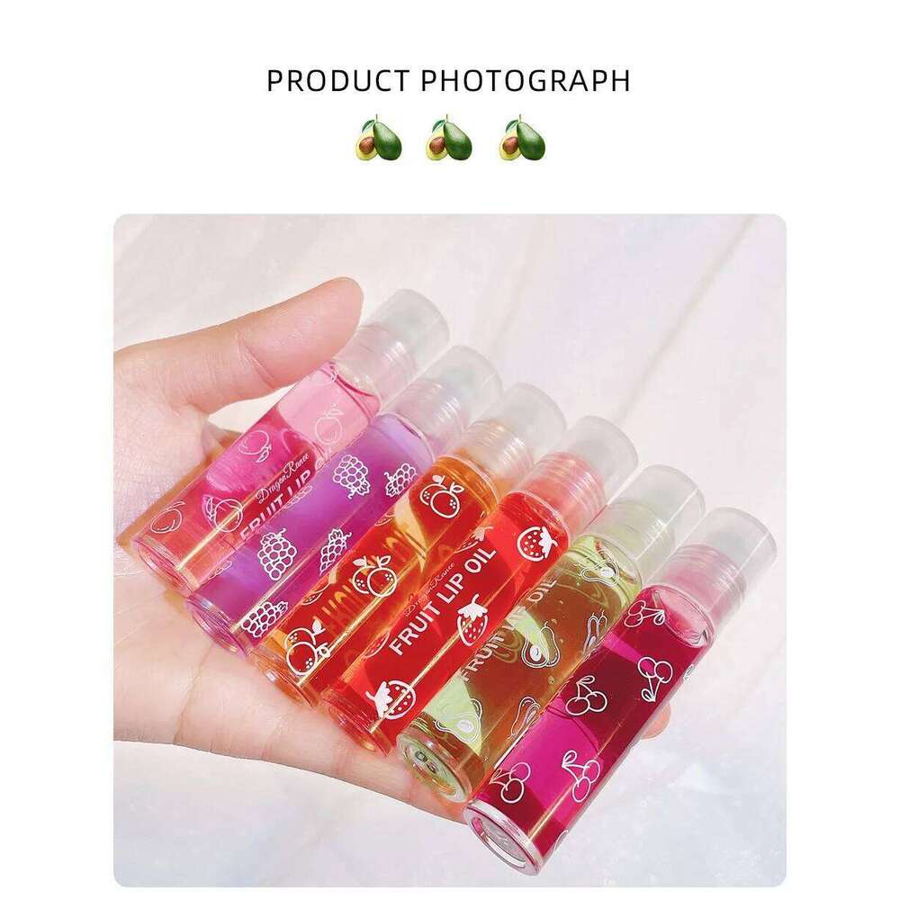 Roll-On Oil, Moisturizing Hydrating Gloss, Nourishing Lip Balm Liquid for Smooth and Soft Lips, Long-Lasting Shine free shipping