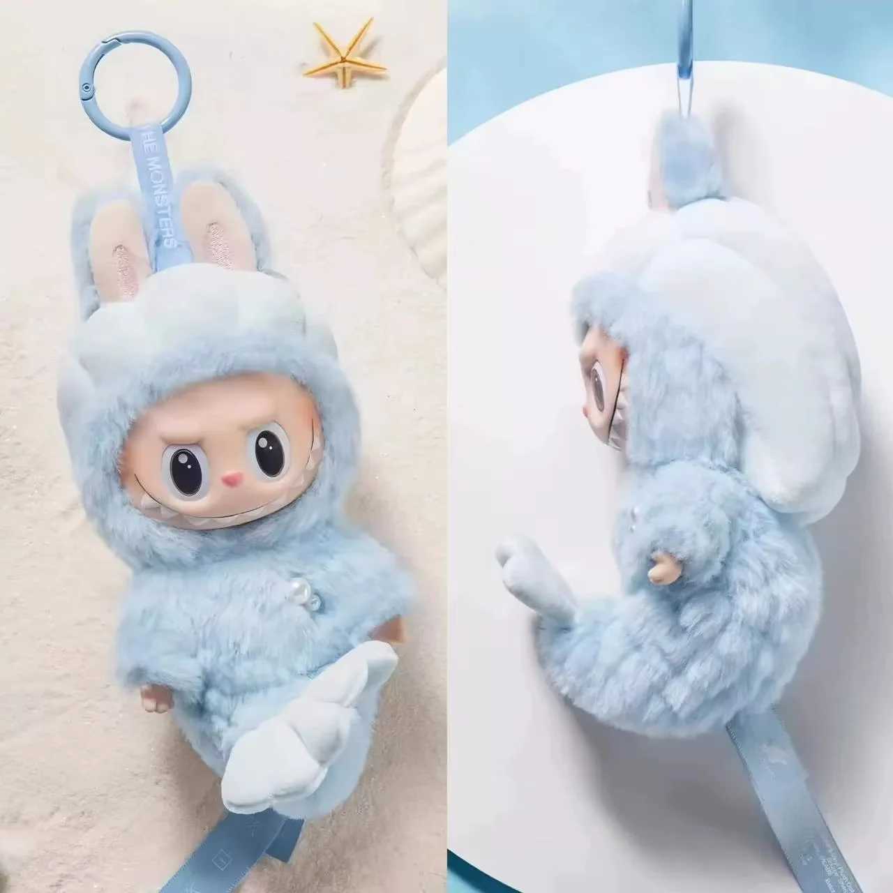 LABUBU Mermaid Hide And Seek Vinyl Doll 1 1 High Quality Cartoon Kawaii Cute Pendant Toy For Bag Backpack Decoration Collection Gift X250606