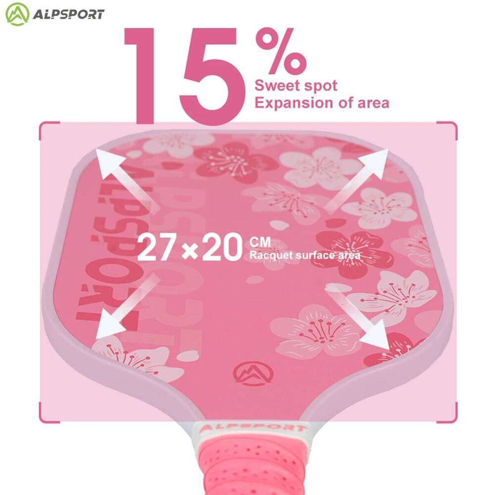 ALPSPORT USAPA Approved pickleball paddle Thermoformed Unibody T700 Raw Carbon Fiber Spin Textured Surface With Foam Edge