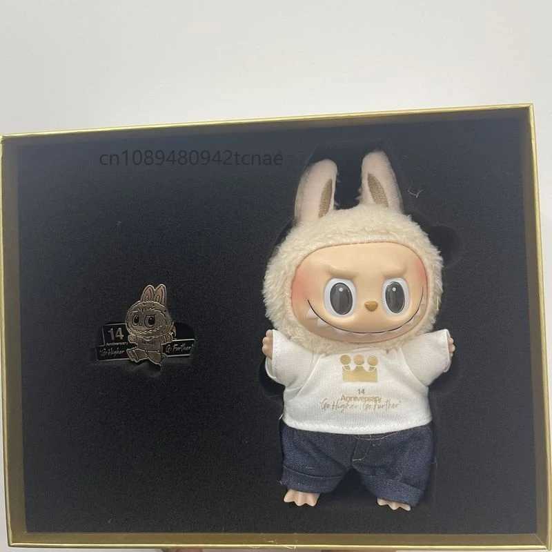 Labubu 14 Anniversary Staff Labubu Limited Edition Gift Box 14 Anniversary Badge Christmas Giftkids Toys X250606