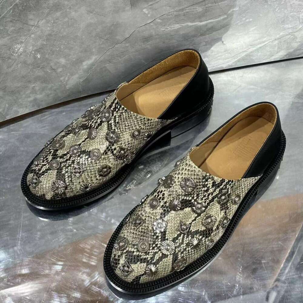 New Casual Spring Summer Men's Shoes Pure Leather Wear-resistant Comfortable