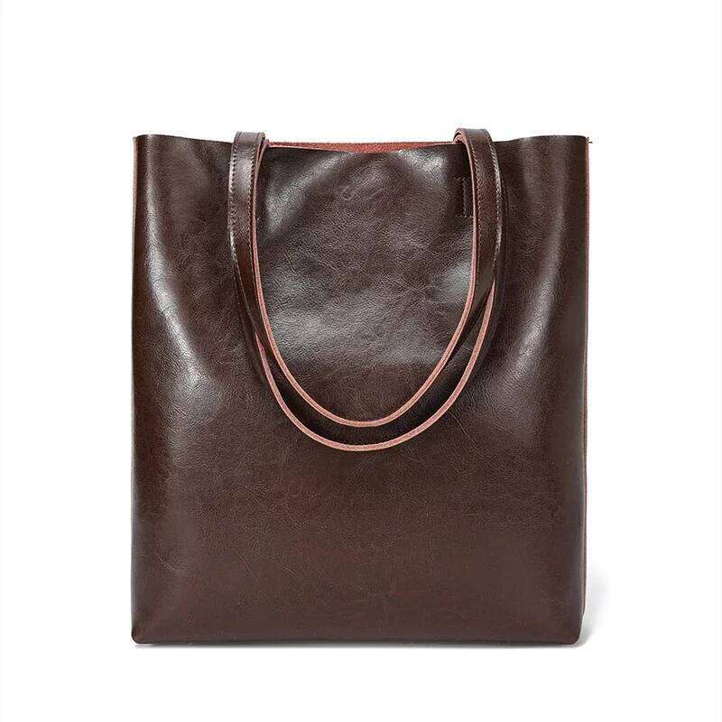 Designer Bags 2025 Women Cow Genuine Leather Large Vintage Cowhide Handbags Female Office Hand Shoulder Bags Ladies Tote New Luxury Bag