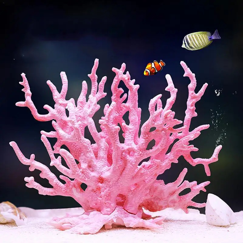 Coralline Artificial Fish Tank Decorations Aquarium Artificial Plastic Plants Coral Ornaments Aquarium Landscape Aquarium 250604