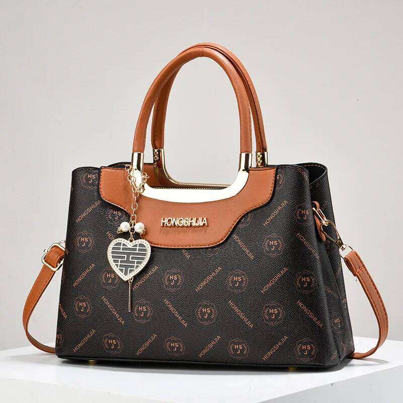 Elegant And Atmospheric Handbag Fashionable Large-Capacity Simple Messenger Commuter Women's Bag