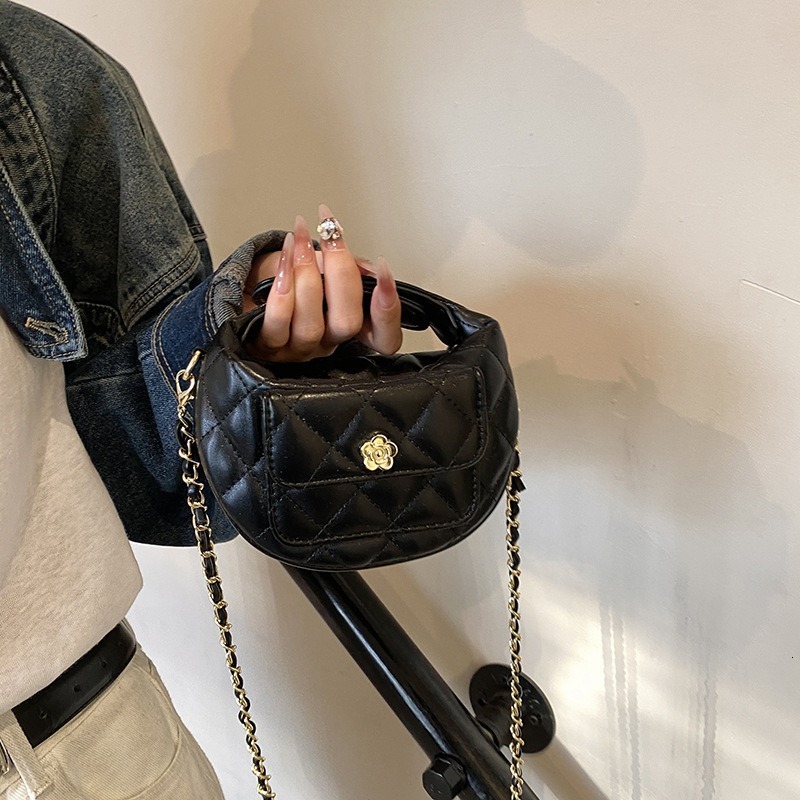 Free Shipping Ins Internet Celebrity Hula Hoop Show Style Luxurious Mini Chanel Style Children's Designer Bags Parent-child Handheld Crossbody Mo