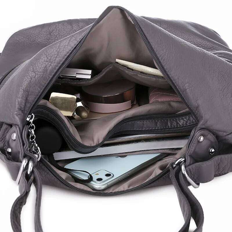 Annmouler Large Women Shoulder Pu Crossbody Soft Leather Messenger 3 Color Handbag Totes Designer Pocket Bag