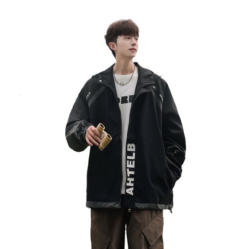 Ddmyoutdoor New Unisex Autumn Winter Outdoor Assault Suit Hooded Contrasting Splicing Casual Jacket Jogging Suit