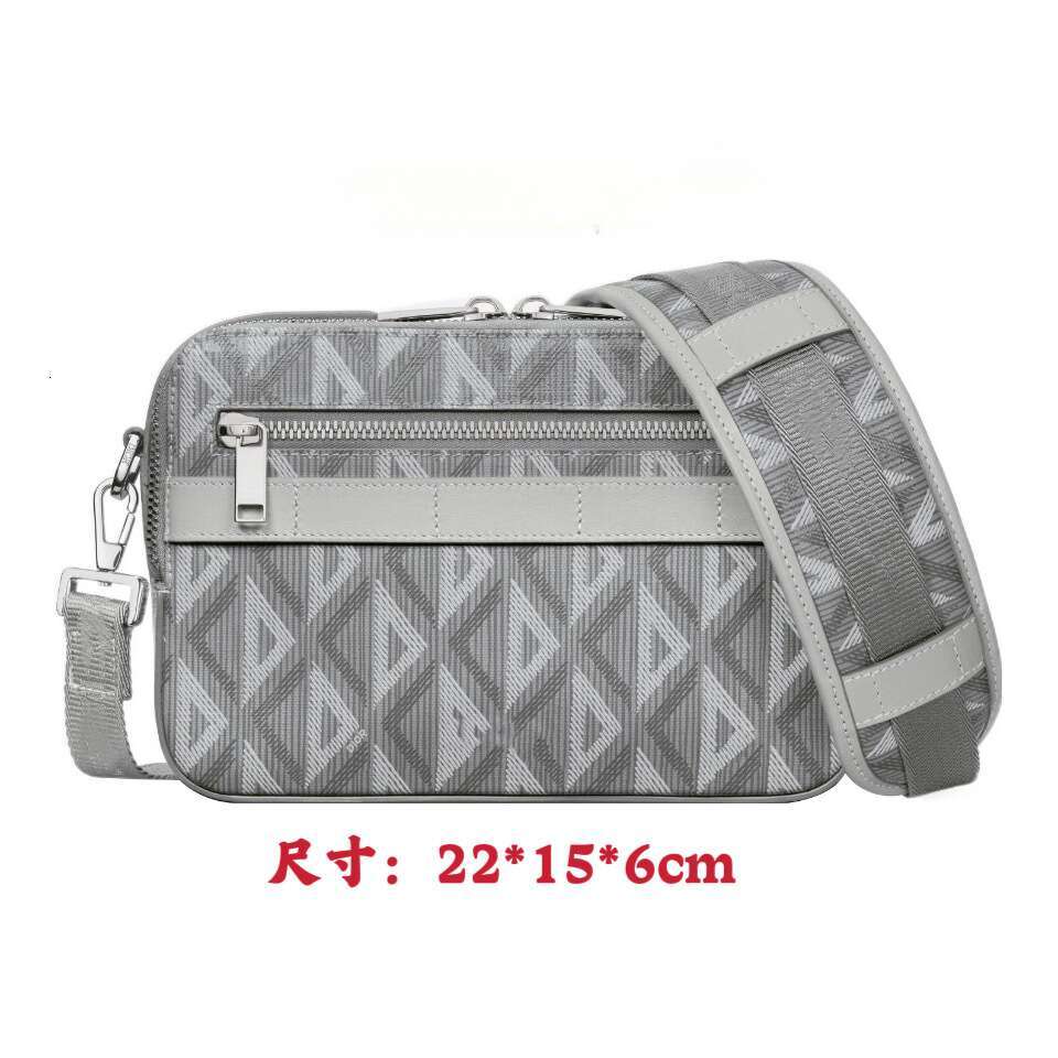2025 Spring Summer Men's Messenger Camera Canvas Classic Shoulder Bag