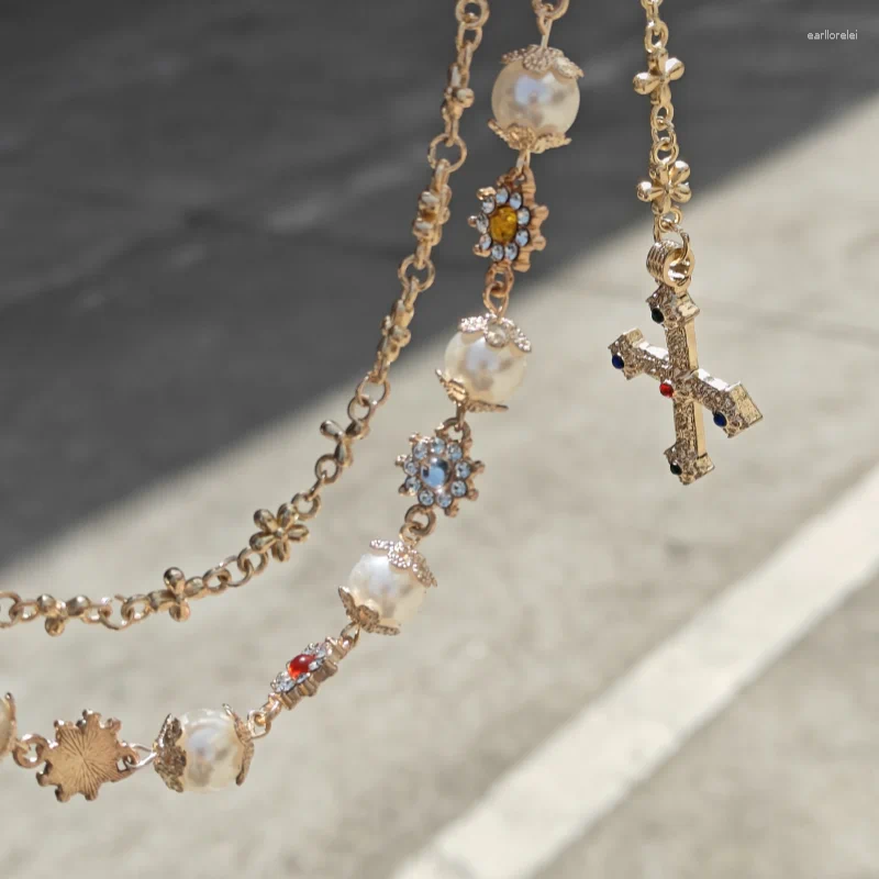 Keychains 2025 Model Pearl Pants Chain Fashionable Men And Women One's Waist Luxury Accessories Minimalism Key Hip Hop Jewelry