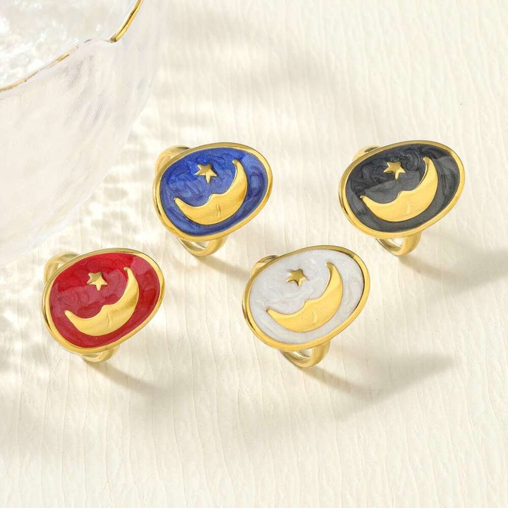 Luxury Astral Inspired Nail Art Ring Crafted from Resilient Metal Alloy