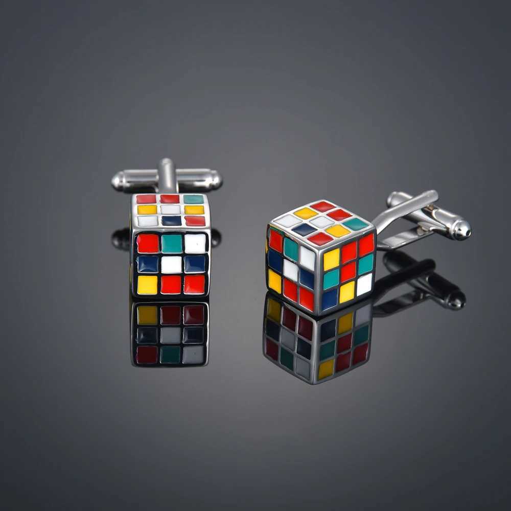 Luxury Crystal Cufflinks Luxury Wedding Cufflinks Stone Cuff Buttons Gold Sand/Wood/Opal/Enamel Cuff Links for Mens Jewelry W250606