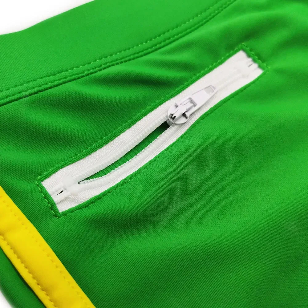 Sexy Swimsuit Beach Quick Drying Trunks Men Swimwear with Zipper Pocket Swimming Boxer Brief Square Leg Bathing Suit Board Short 250530