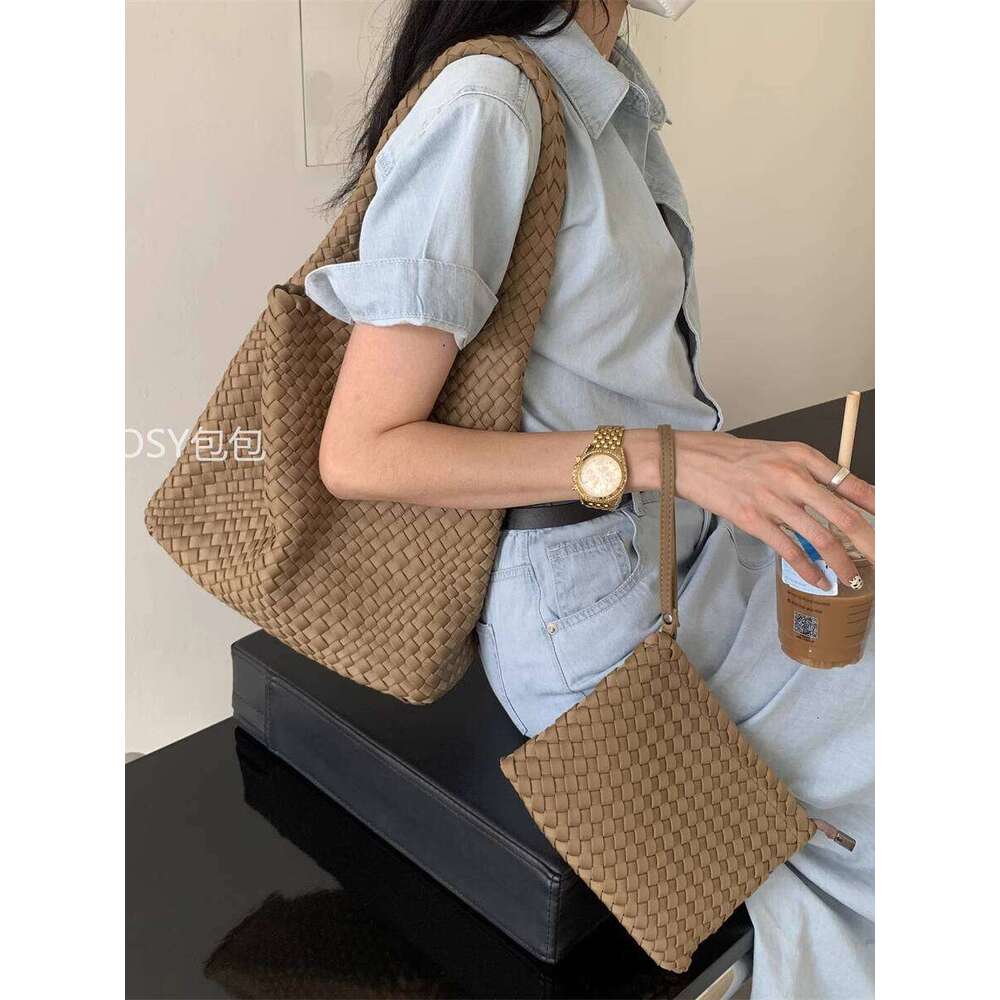 New Nylon Handwoven Tote Shoulder Underarm Large Women s Mother Bag