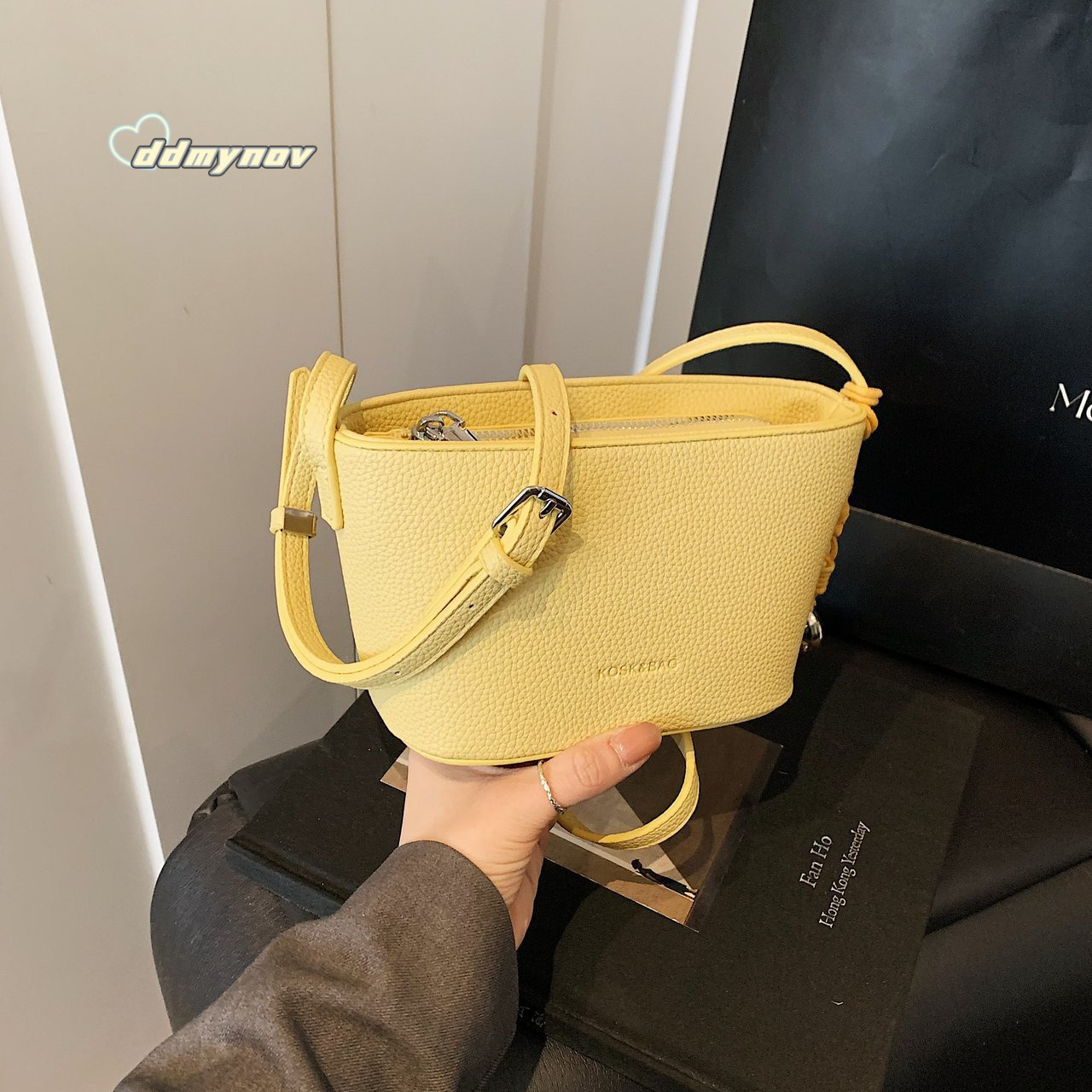 Women's High-end Basket Fashion Crossbody Korean Style Ins Wind Shoulder Spring Summer Fresh Small Bag ddmynov