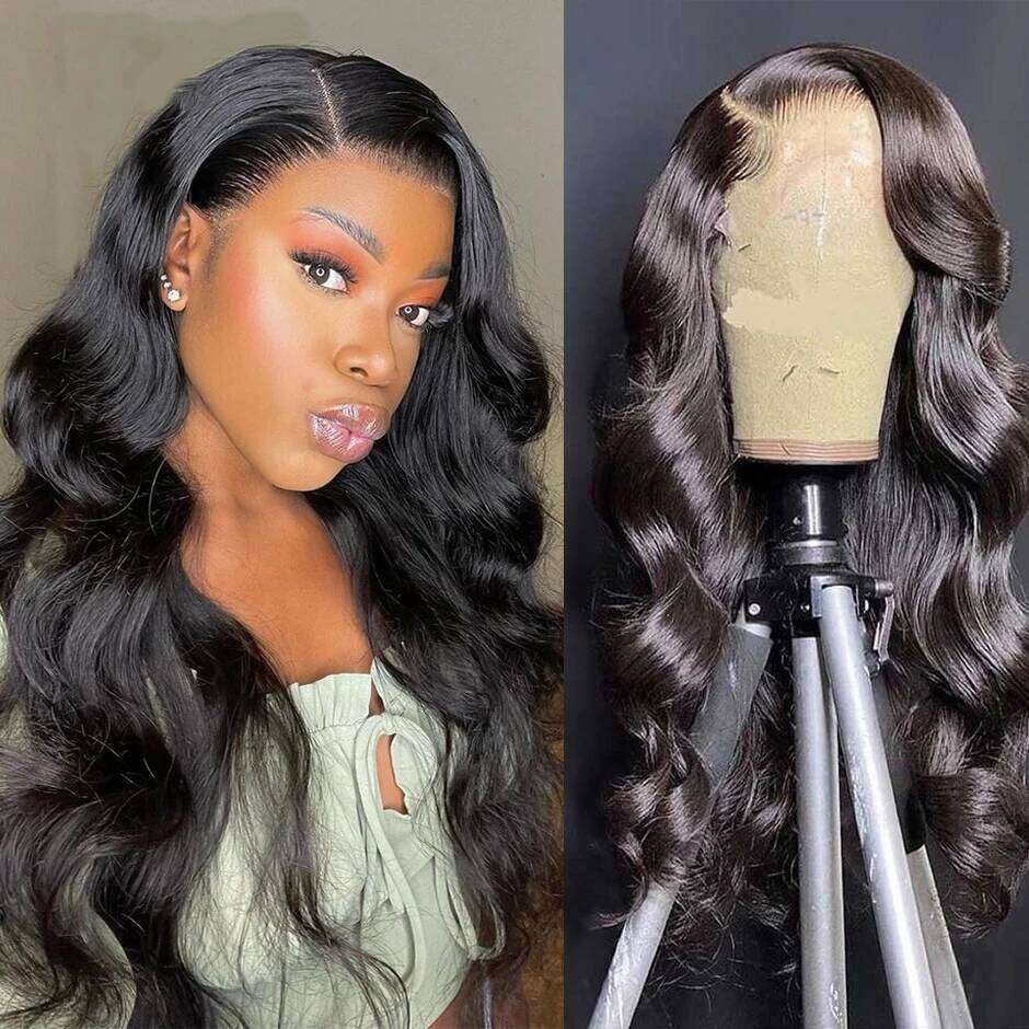 250% Density 13x4 HD Transparent Human Hair Wig For Black Women YAWAWE Body Wave Lace Frontal Wigs