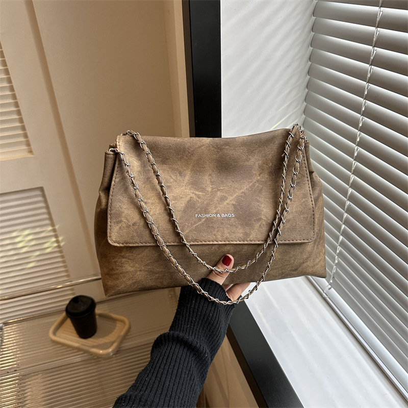 designer 2025 Autumn Winter Fashion New Handbag Single Shoulder Large Capacity Tote Bag Women's Bag Supports Bulk