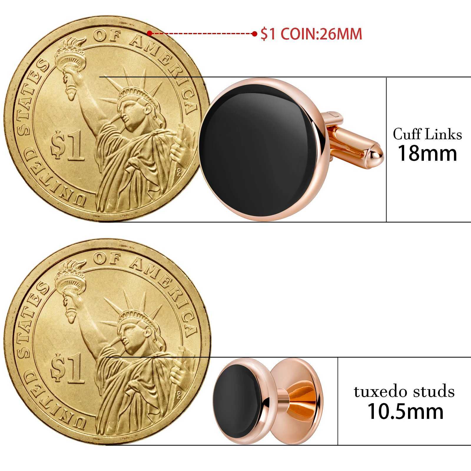 HAWSON Erkek Manet Dmeleri ve Smokin Zmba Seti Hediye Kutusu ile; Siyah Takm Elbise Beyaz Gmlek Yelek iin Uygun Aksesuarlar W250606