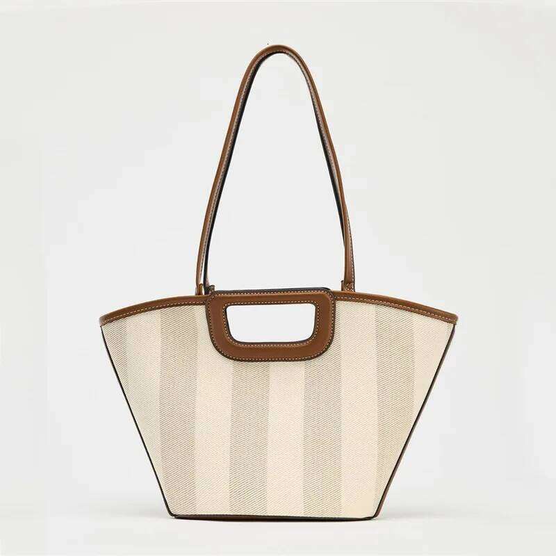 New Fashion Handheld Large Capacity Bucket Popular Merade Color System Simple Single Shoulder Crossbody Tote Bag