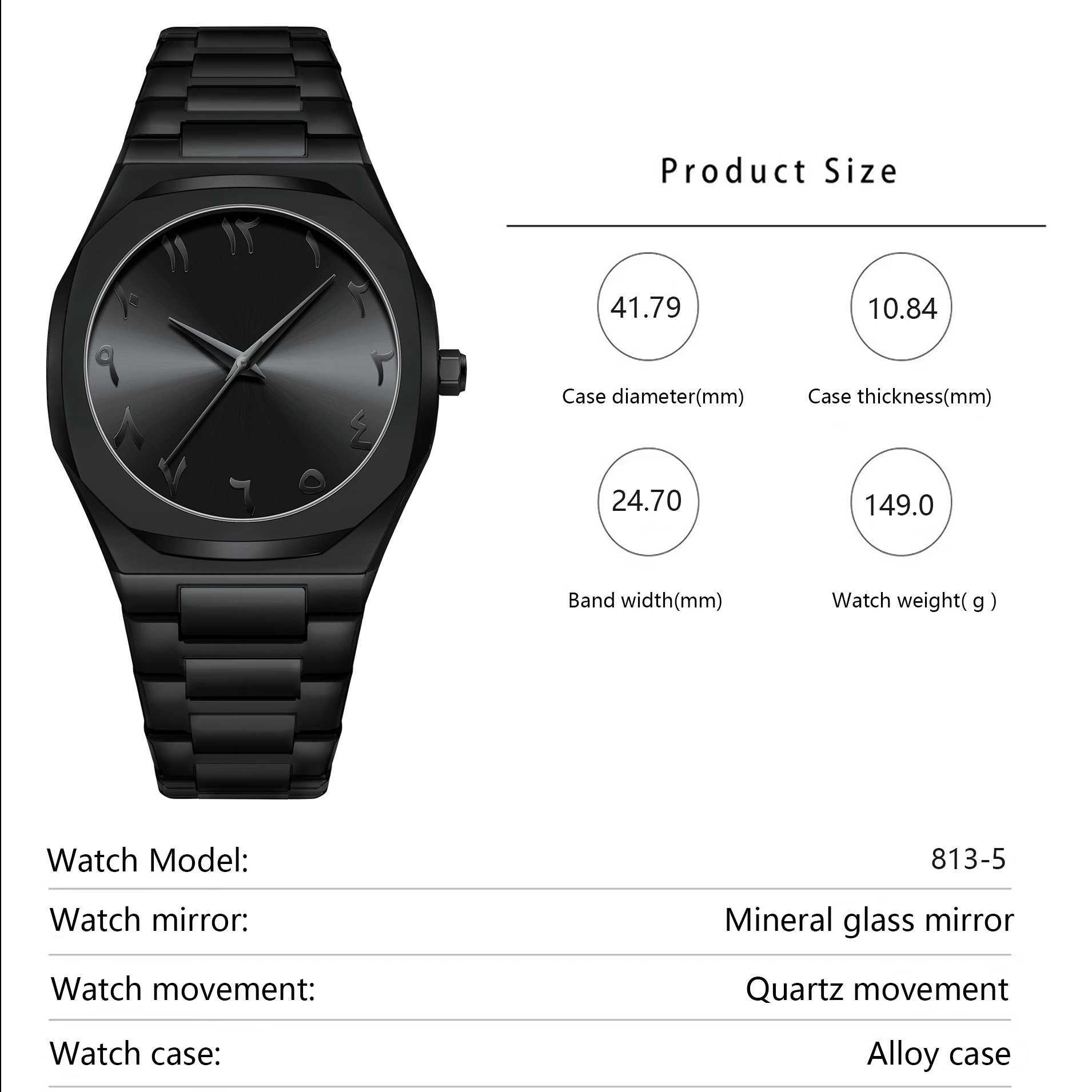 BESTWIN Fashion Watches Mens Watch Creative Dial Gold Shell Face Business Watches for Men 2025 Y250605