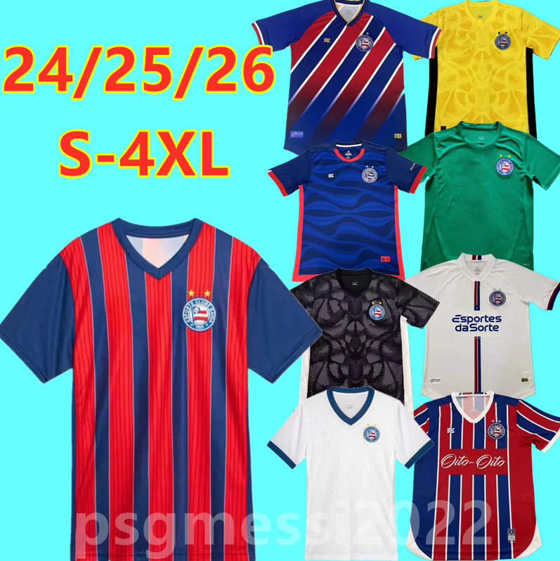 25 26 Bahia Retro Commemorative Edition Bahia Mens Soccer Jerseys ERIBEIRO LAGO CAULY ADEMIR ARIAS FELIPE uniform men's and women's children's set football shirt S-2xl