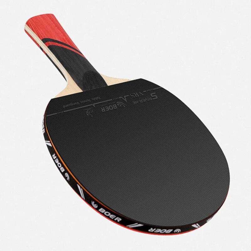 1PC Table Tennis Professional 3 Star Paddle Sticky Rubbers Ping Pong Racket with Cover