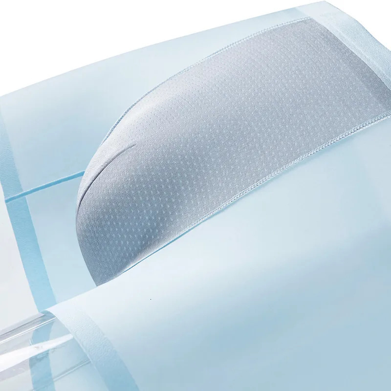 MiiOW 4Pcs Cool Ice Silk Mens Panties Antibacterial Mesh Mens Underwear Boxers Seamless Breathable Man Underpants Trunks 250605